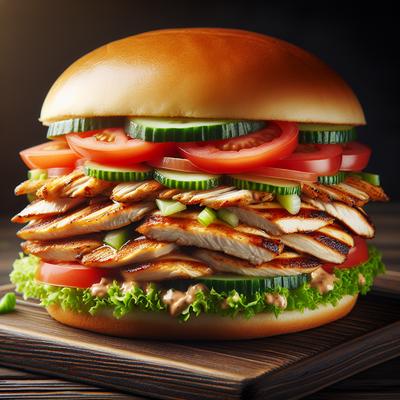 Image of Chicken Gyro Burgers