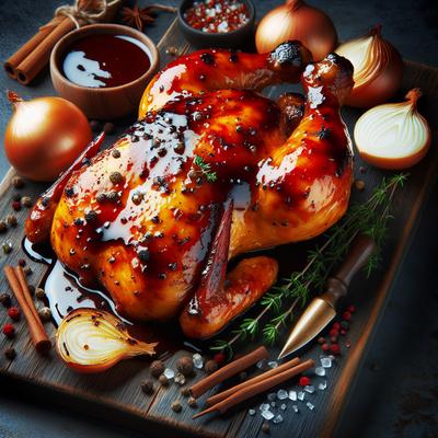 Image of Chicken in a Barbecue Sauce