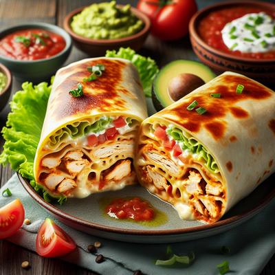Image of Chicken Lasagna Burritos