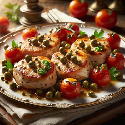 Image of Chicken Medallions with Capers and Tomatoes