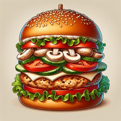 Image of Chicken Mushroom Burgers