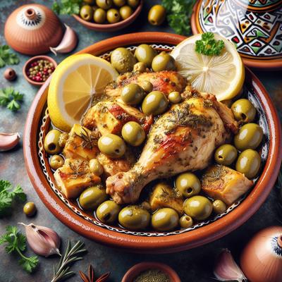 Image of Chicken Olive and Lemon Tangine