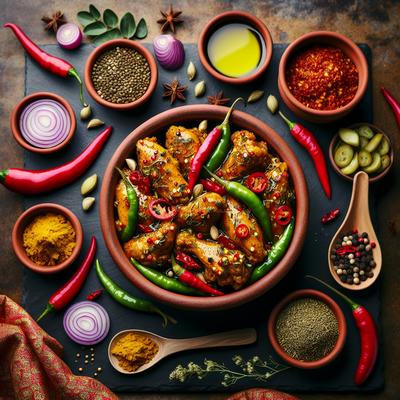 Image of Chicken Pickle Murg Achaar North Indian Punjabi