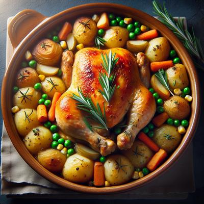 Image of Chicken Potato and Vegetable Bake