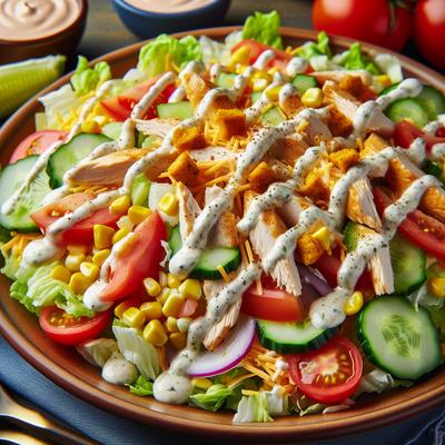 Image of Chicken Salad with Taco Ranch Dressing