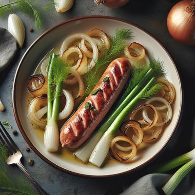 Image of Chicken Sausage with Fennel and Onions