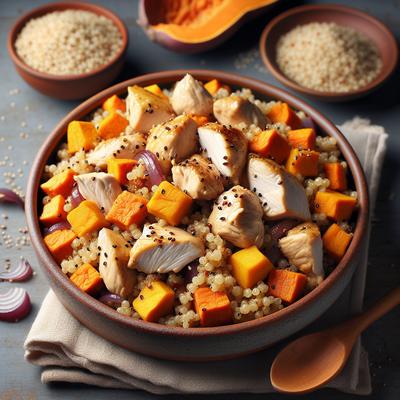 Image of Chicken Sweet Potato and Quinoa Stir Fry