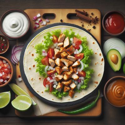Image of Chicken Taco Wraps for Oamc