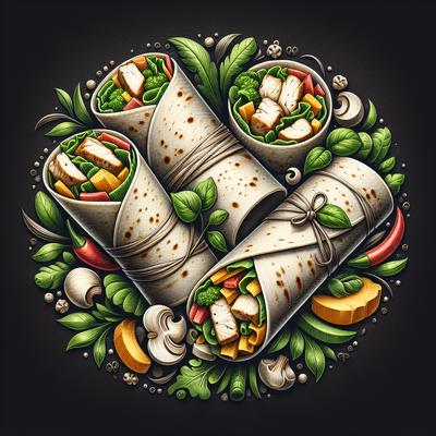Image of Chicken Vegetable Roll Ups