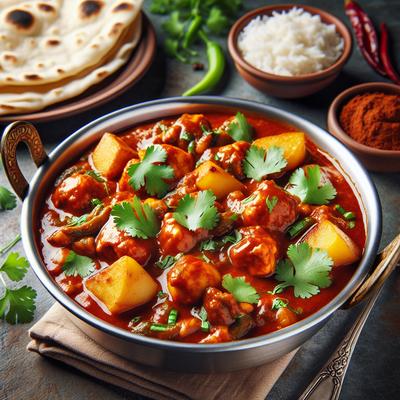 Image of Chicken Vindaloo Balti Style