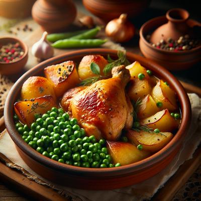 Image of Chicken with Peas and Potatoes