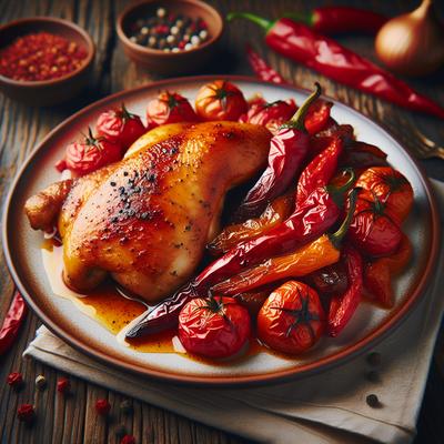 Image of Chicken with Roasted Red Peppers