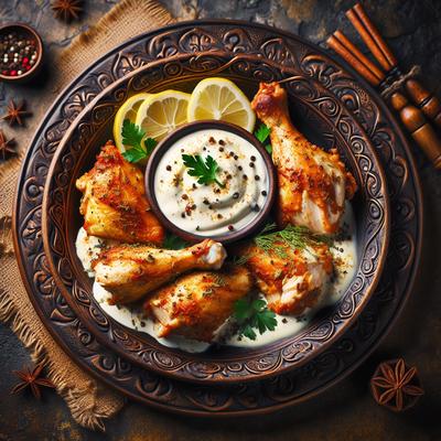 Image of Chicken with Sour Cream Pui Cu Smantana Acra