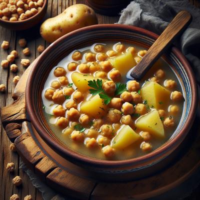 Image of Chickpea and Potato Soup