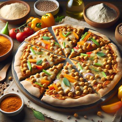 Image of Chickpea Pizza Crust Gluten Free