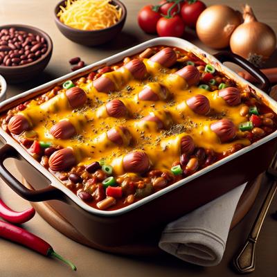 Image of Chili Cheese Dog Casserole