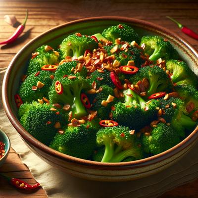 Image of Chili Garlic Roasted Broccoli
