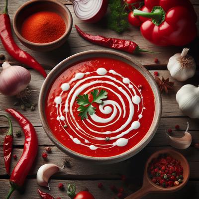 Image of Chilled Red Pepper Soup