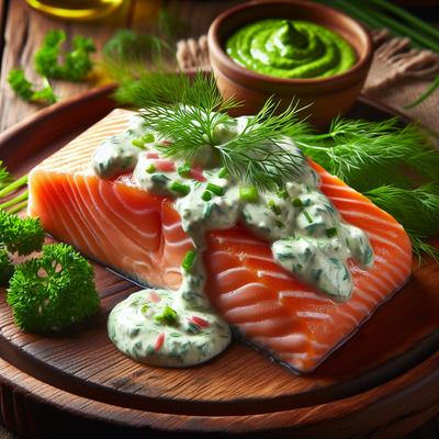 Image of Chilled Salmon with Herb Mayonnaise