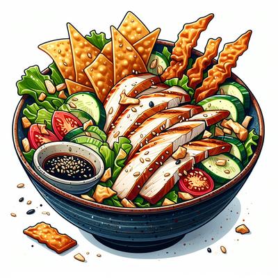 Image of Chinese Chicken Salad Houston's Copycat