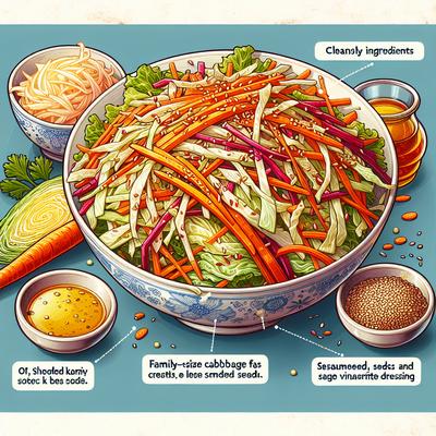 Image of Chinese Coleslaw Family Version
