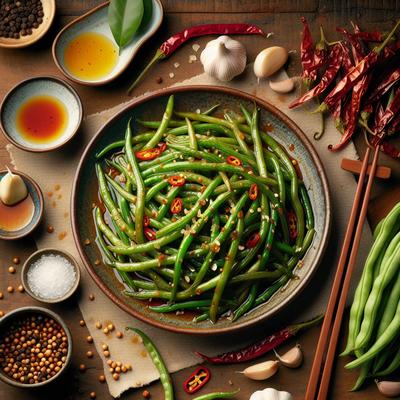 Image of Chinese Dry Sauteed String Beans