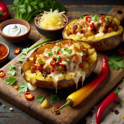 Image of Chipotle Baked Stuffed Potatoes