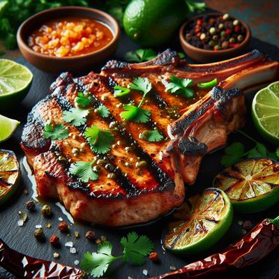 Image of Chipotle Lime Marinated Grilled Pork Chops or Tenderloin