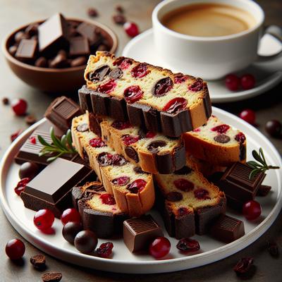 Image of Chocolate and Cranberry Biscotti