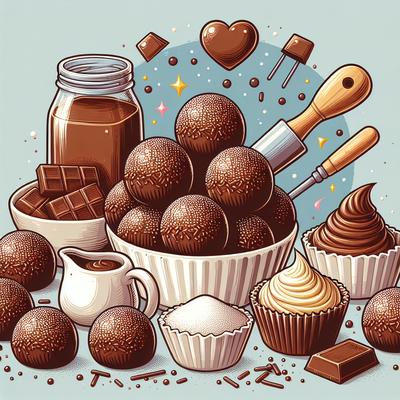 Image of Chocolate Bonbons Brigadeiros Brazil