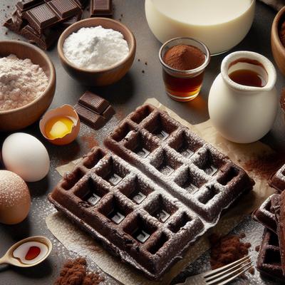 Image of Chocolate Brownie Waffles