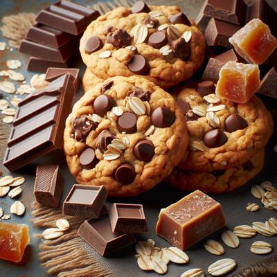 Image of Chocolate Chip Cookies with Oats and Toffee Bits