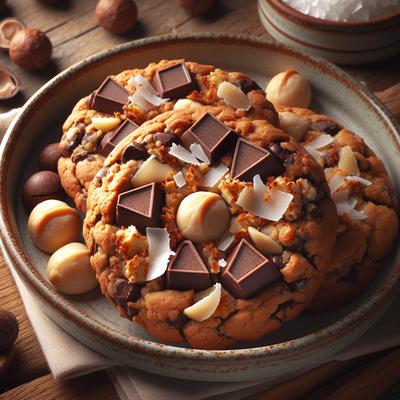 Image of Chocolate Chunk Macadamia Coconut Cookies