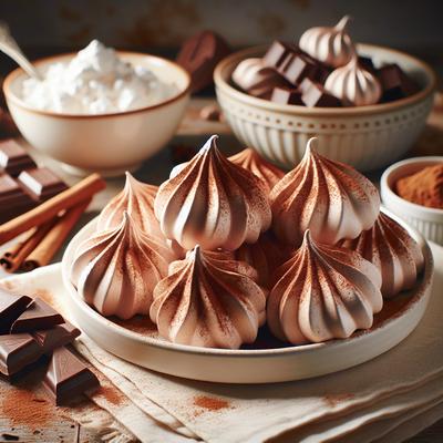 Image of Chocolate Cinnamon Meringues