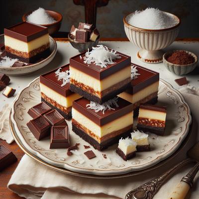 Image of Chocolate Coconut Cheesecake Squares