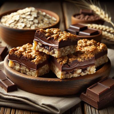 Image of Chocolate Filled Oatmeal Bars
