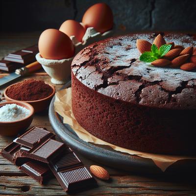 Image of Chocolate Flourless Torte Cake