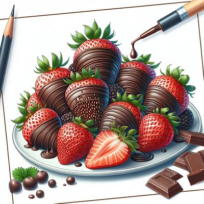 Image of Chocolate Grand Marnier Covered Strawberries