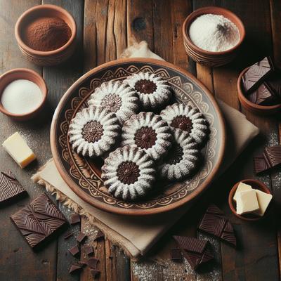 Image of Chocolate Mexican Wedding Cakes Cookies