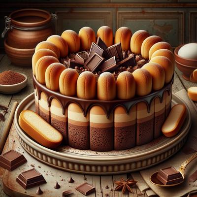 Image of Chocolate Mousse Charlotte
