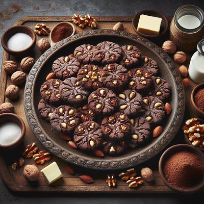 Image of Chocolate No Bake Cookies with Nuts