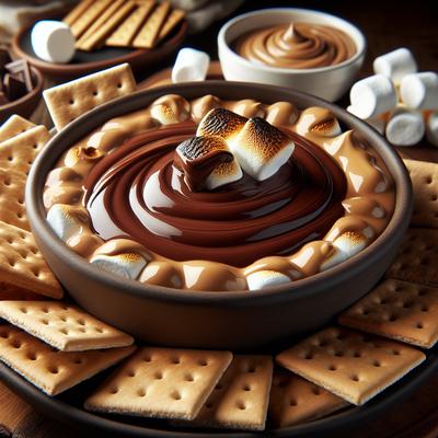 Image of Chocolate Peanut Butter's Mores Fondue