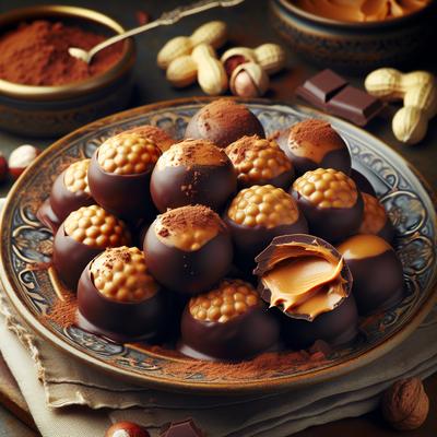 Image of Chocolate Peanut Butter Globs