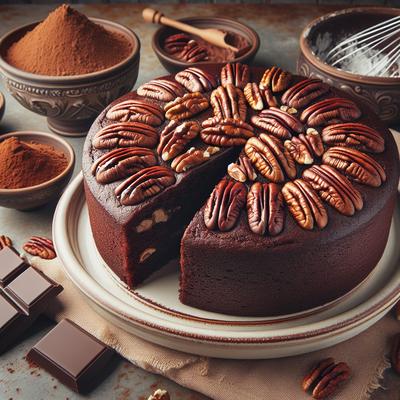 Image of Chocolate Pecan Cake