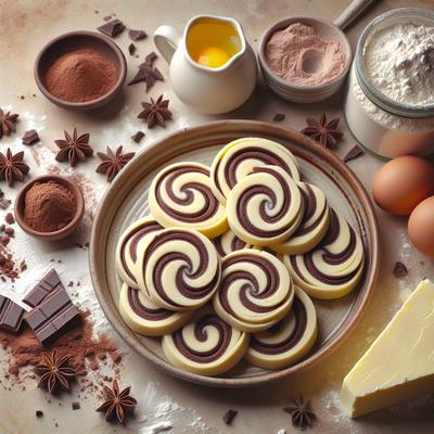 Image of Chocolate Pinwheel Cookies
