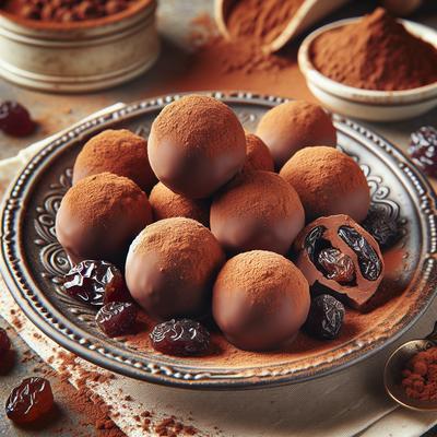 Image of Chocolate Raisin Truffles