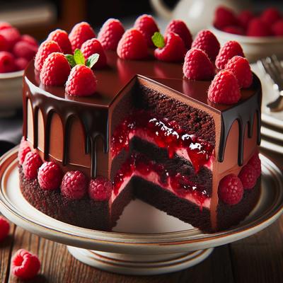 Image of Chocolate Raspberry Cake