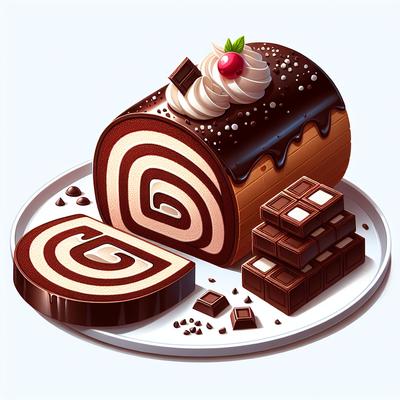 Image of Chocolate Refrigerator Roll