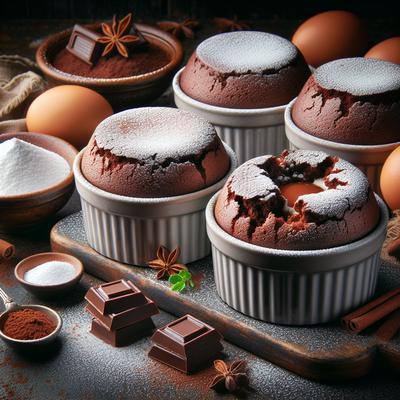 Image of Chocolate Souffles
