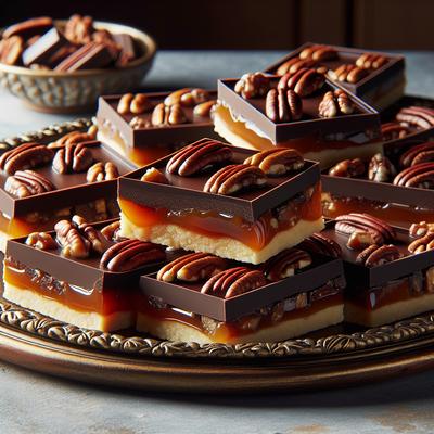 Image of Chocolate Turtle Bars